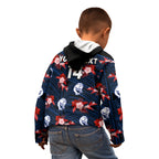 custom-text-and-number-western-bulldogs-football-kid-hoodie-polynesian-tribal-mix-tropical-hawaiian-style
