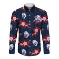 custom-text-and-number-western-bulldogs-football-long-sleeve-button-shirt-polynesian-tribal-mix-tropical-hawaiian-style