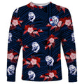 custom-text-and-number-western-bulldogs-football-long-sleeve-shirt-polynesian-tribal-mix-tropical-hawaiian-style
