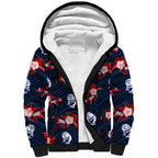 custom-text-and-number-western-bulldogs-football-sherpa-hoodie-polynesian-tribal-mix-tropical-hawaiian-style