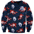 custom-text-and-number-western-bulldogs-football-sweatshirt-polynesian-tribal-mix-tropical-hawaiian-style