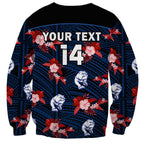 custom-text-and-number-western-bulldogs-football-sweatshirt-polynesian-tribal-mix-tropical-hawaiian-style
