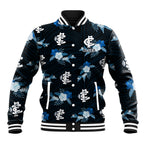 custom-text-and-number-carlton-football-baseball-jacket-blues-polynesian-tribal-mix-tropical-hawaiian-style