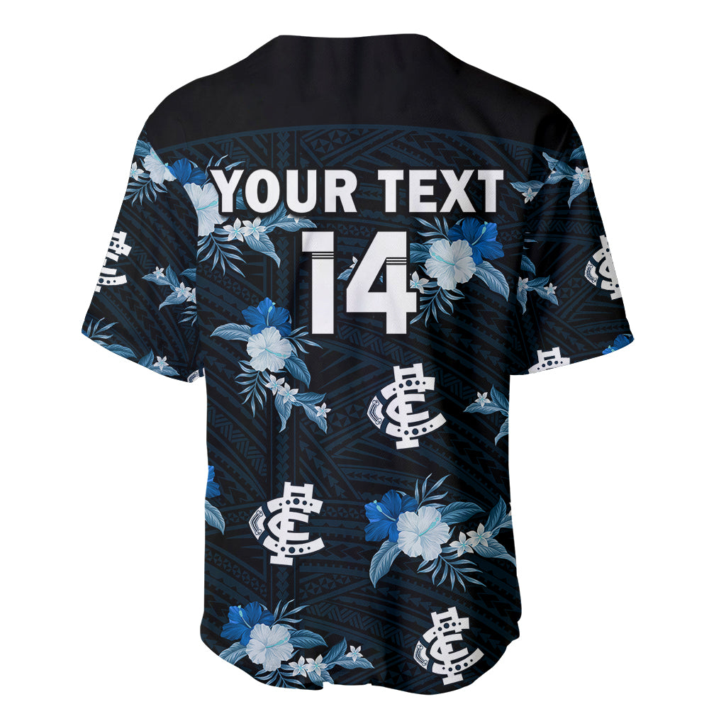 custom-text-and-number-carlton-football-baseball-jersey-blues-polynesian-tribal-mix-tropical-hawaiian-style