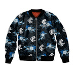 custom-text-and-number-carlton-football-bomber-jacket-blues-polynesian-tribal-mix-tropical-hawaiian-style