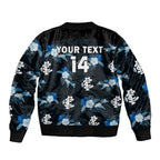 custom-text-and-number-carlton-football-bomber-jacket-blues-polynesian-tribal-mix-tropical-hawaiian-style