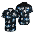 custom-text-and-number-carlton-football-hawaiian-shirt-blues-polynesian-tribal-mix-tropical-hawaiian-style