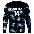 custom-text-and-number-carlton-football-long-sleeve-shirt-blues-polynesian-tribal-mix-tropical-hawaiian-style