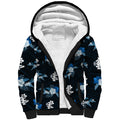 custom-text-and-number-carlton-football-sherpa-hoodie-blues-polynesian-tribal-mix-tropical-hawaiian-style