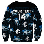 custom-text-and-number-carlton-football-sweatshirt-blues-polynesian-tribal-mix-tropical-hawaiian-style