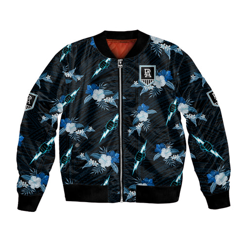 custom-text-and-number-port-adelaide-football-bomber-jacket-power-polynesian-tribal-mix-tropical-hawaiian-style