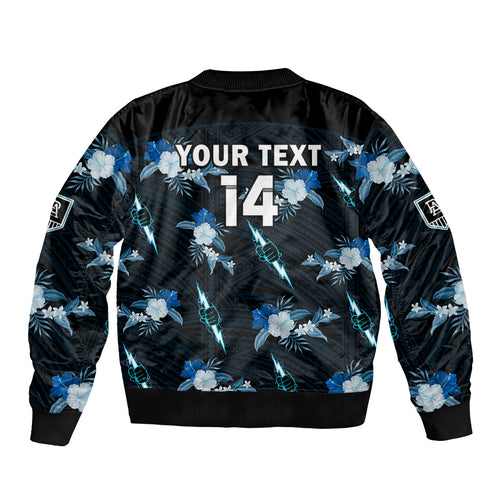 custom-text-and-number-port-adelaide-football-bomber-jacket-power-polynesian-tribal-mix-tropical-hawaiian-style