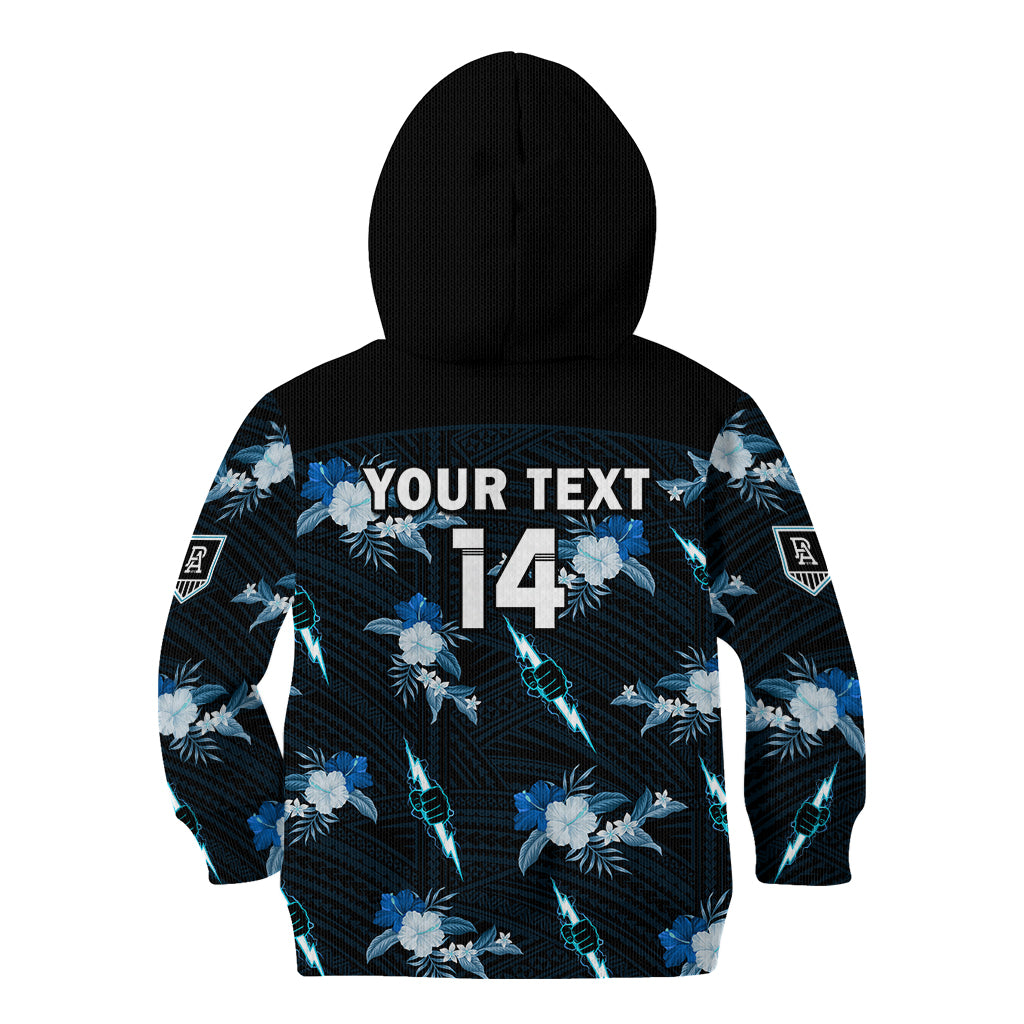 custom-text-and-number-port-adelaide-football-kid-hoodie-power-polynesian-tribal-mix-tropical-hawaiian-style
