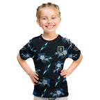 custom-text-and-number-port-adelaide-football-kid-t-shirt-power-polynesian-tribal-mix-tropical-hawaiian-style