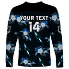 custom-text-and-number-port-adelaide-football-long-sleeve-shirt-power-polynesian-tribal-mix-tropical-hawaiian-style