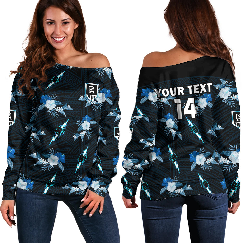 custom-text-and-number-port-adelaide-football-off-shoulder-sweater-power-polynesian-tribal-mix-tropical-hawaiian-style