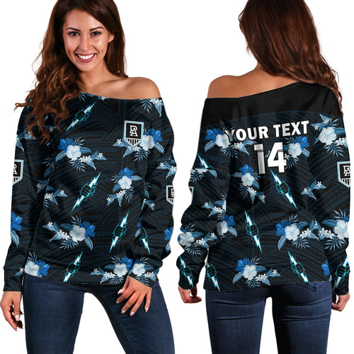 custom-text-and-number-port-adelaide-football-off-shoulder-sweater-power-polynesian-tribal-mix-tropical-hawaiian-style