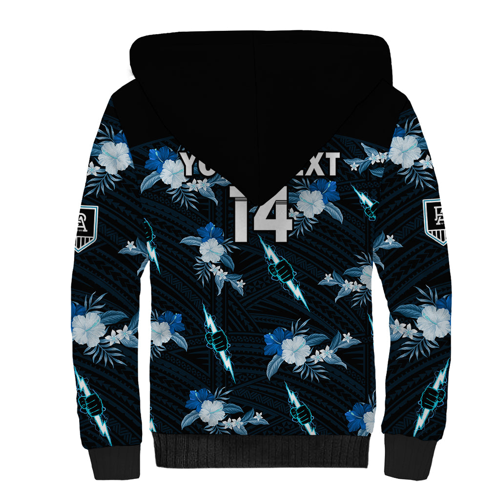 custom-text-and-number-port-adelaide-football-sherpa-hoodie-power-polynesian-tribal-mix-tropical-hawaiian-style
