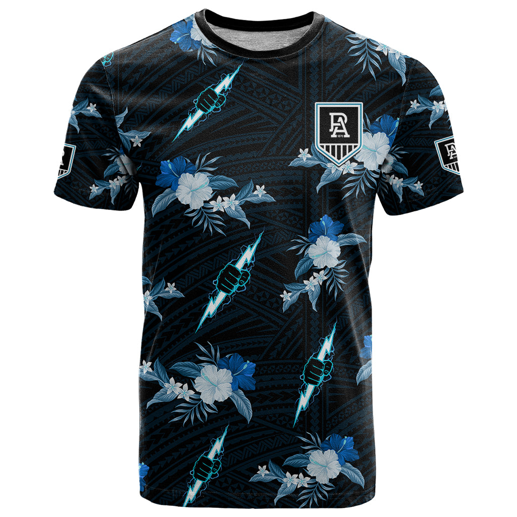 custom-text-and-number-port-adelaide-football-t-shirt-power-polynesian-tribal-mix-tropical-hawaiian-style