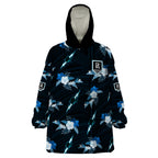 custom-text-and-number-port-adelaide-football-wearable-blanket-hoodie-power-polynesian-tribal-mix-tropical-hawaiian-style