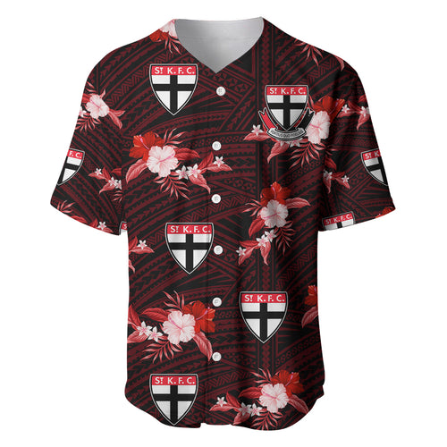 custom-text-and-number-st-kilda-football-baseball-jersey-saints-polynesian-tribal-mix-tropical-hawaiian-style