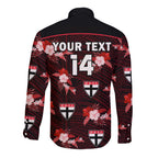 custom-text-and-number-st-kilda-football-long-sleeve-button-shirt-saints-polynesian-tribal-mix-tropical-hawaiian-style