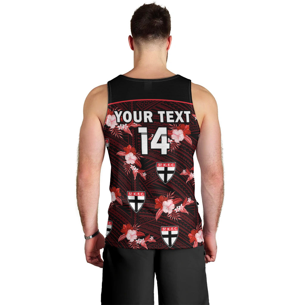 custom-text-and-number-st-kilda-football-men-tank-top-saints-polynesian-tribal-mix-tropical-hawaiian-style