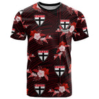 custom-text-and-number-st-kilda-football-t-shirt-saints-polynesian-tribal-mix-tropical-hawaiian-style