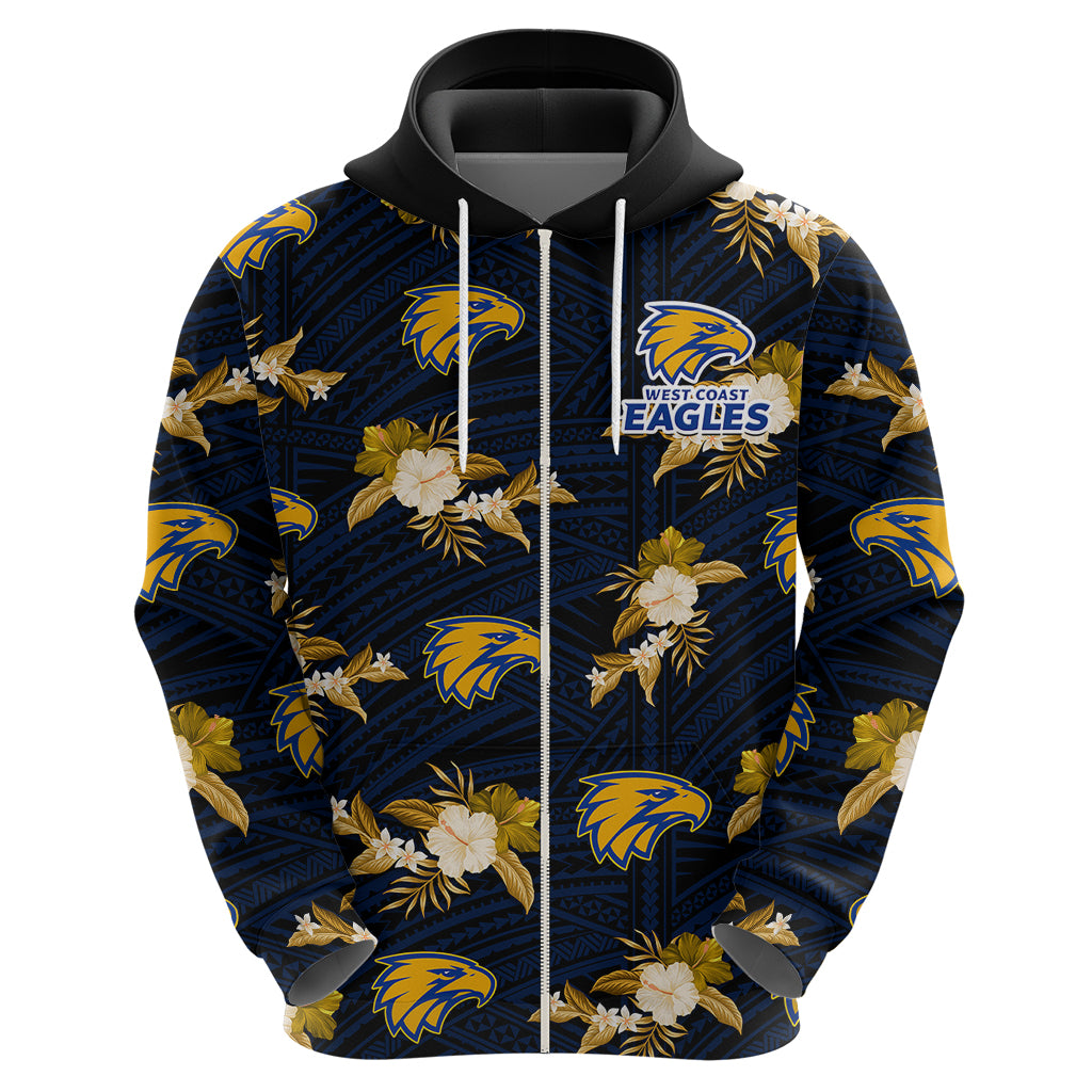 custom-text-and-number-eagles-football-hoodie-west-coast-polynesian-tribal-mix-tropical-hawaiian-style