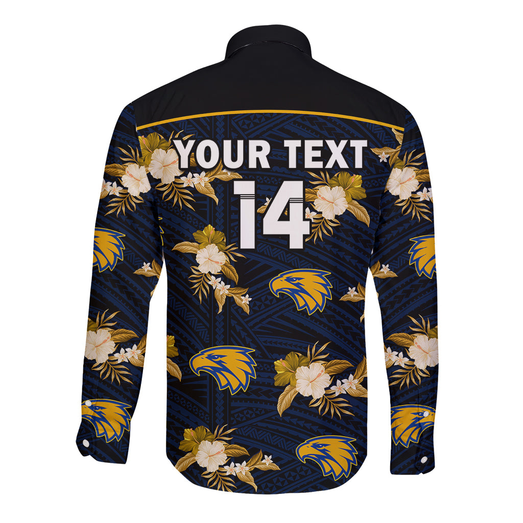 custom-text-and-number-eagles-football-long-sleeve-button-shirt-west-coast-polynesian-tribal-mix-tropical-hawaiian-style