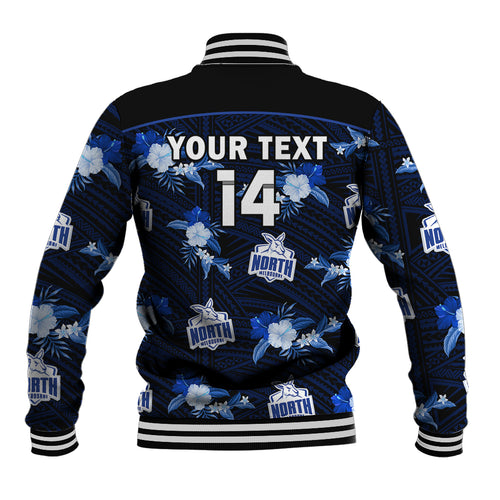custom-text-and-number-north-melbourne-football-baseball-jacket-kangaroos-polynesian-tribal-mix-tropical-hawaiian-style