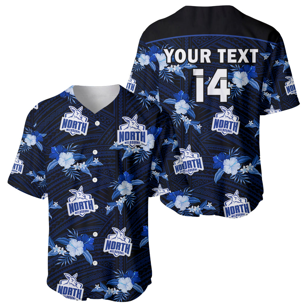 custom-text-and-number-north-melbourne-football-baseball-jersey-kangaroos-polynesian-tribal-mix-tropical-hawaiian-style