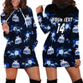 custom-text-and-number-north-melbourne-football-hoodie-dress-kangaroos-polynesian-tribal-mix-tropical-hawaiian-style