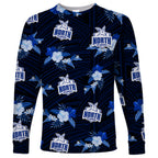 custom-text-and-number-north-melbourne-football-long-sleeve-shirt-kangaroos-polynesian-tribal-mix-tropical-hawaiian-style