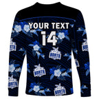 custom-text-and-number-north-melbourne-football-long-sleeve-shirt-kangaroos-polynesian-tribal-mix-tropical-hawaiian-style