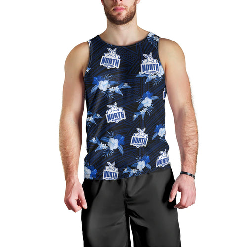 custom-text-and-number-north-melbourne-football-men-tank-top-kangaroos-polynesian-tribal-mix-tropical-hawaiian-style