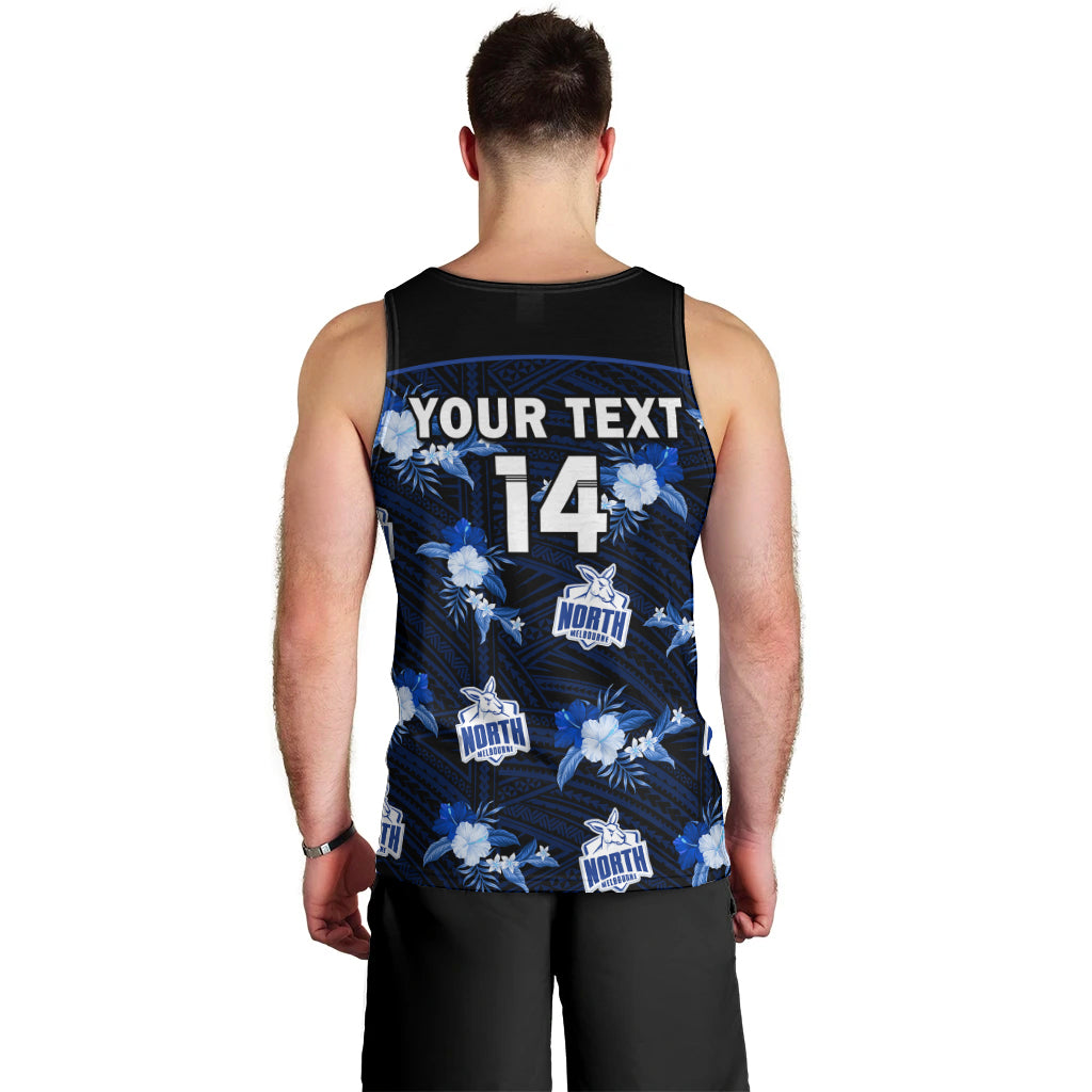 custom-text-and-number-north-melbourne-football-men-tank-top-kangaroos-polynesian-tribal-mix-tropical-hawaiian-style