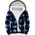 custom-text-and-number-north-melbourne-football-sherpa-hoodie-kangaroos-polynesian-tribal-mix-tropical-hawaiian-style