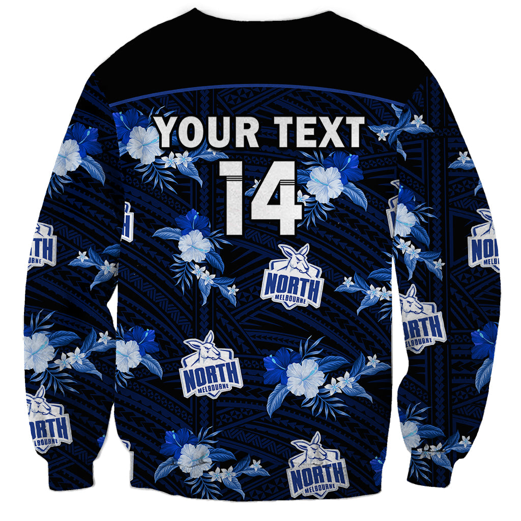custom-text-and-number-north-melbourne-football-sweatshirt-kangaroos-polynesian-tribal-mix-tropical-hawaiian-style