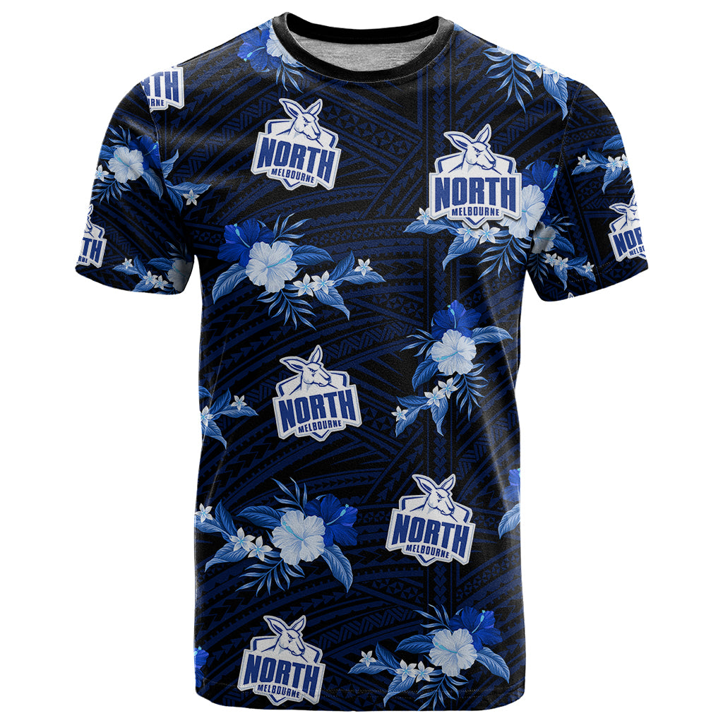 custom-text-and-number-north-melbourne-football-t-shirt-kangaroos-polynesian-tribal-mix-tropical-hawaiian-style