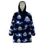 custom-text-and-number-north-melbourne-football-wearable-blanket-hoodie-kangaroos-polynesian-tribal-mix-tropical-hawaiian-style