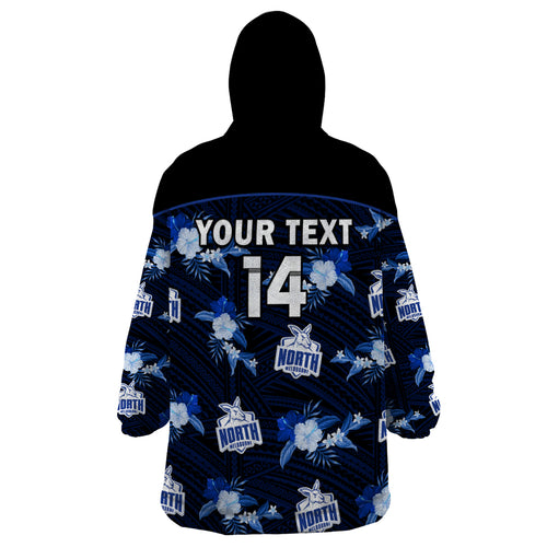 custom-text-and-number-north-melbourne-football-wearable-blanket-hoodie-kangaroos-polynesian-tribal-mix-tropical-hawaiian-style