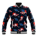 custom-text-and-number-adelaide-crows-football-baseball-jacket-polynesian-tribal-mix-tropical-hawaiian-style