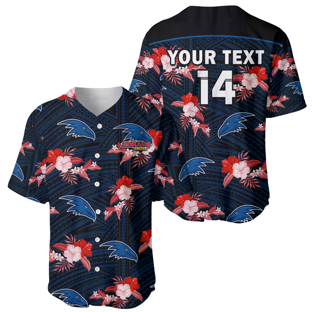 custom-text-and-number-adelaide-crows-football-baseball-jersey-polynesian-tribal-mix-tropical-hawaiian-style