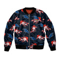 custom-text-and-number-adelaide-crows-football-bomber-jacket-polynesian-tribal-mix-tropical-hawaiian-style