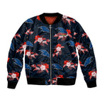 custom-text-and-number-adelaide-crows-football-bomber-jacket-polynesian-tribal-mix-tropical-hawaiian-style