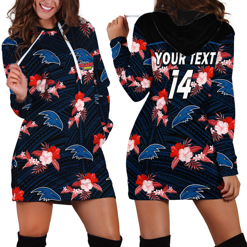 custom-text-and-number-adelaide-crows-football-hoodie-dress-polynesian-tribal-mix-tropical-hawaiian-style