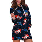 custom-text-and-number-adelaide-crows-football-hoodie-dress-polynesian-tribal-mix-tropical-hawaiian-style