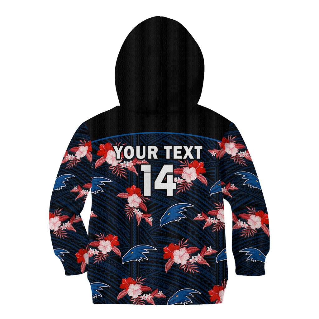 custom-text-and-number-adelaide-crows-football-kid-hoodie-polynesian-tribal-mix-tropical-hawaiian-style