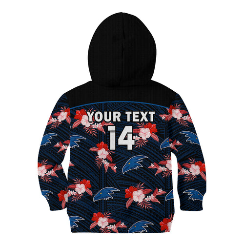 custom-text-and-number-adelaide-crows-football-kid-hoodie-polynesian-tribal-mix-tropical-hawaiian-style